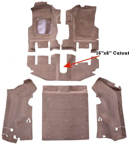 Carpet kit for 1998 jeep wrangler