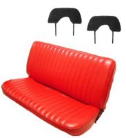 1982-1993 Chevrolet S-10 Pickup Standard Cab Bench Seat With High Back Rest; With Head Rest Covers Seat Upholstery Front Seats
