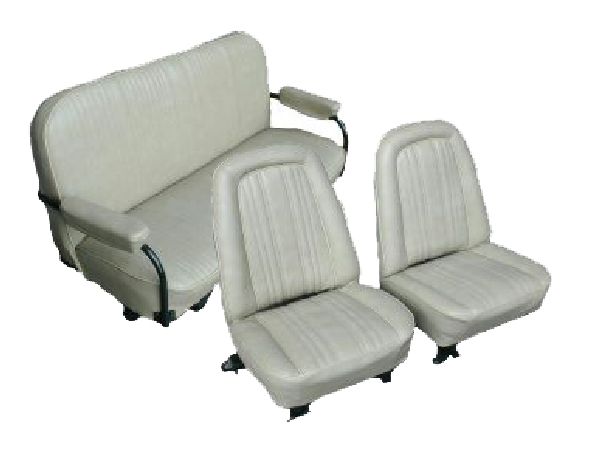 69 72 Chevy Blazer Seat Upholstery Complete Set Front Bucket Seats Rear Bench 1969 1970 1971 1972 - K5 Blazer Seat Covers