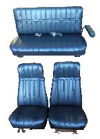1973-1987 GMC Jimmy Front Highback Bucket Seats; Rear Bench; Style 2 Seat Upholstery Complete Set