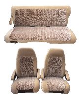 1992, 1993, 1994 GMC Jimmy Front Bucket Seats; Rear Bench Seat Upholstery Complete Set