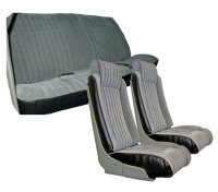1981-1988 Chevrolet Monte Carlo 2 Door, Front Bucket Seats and Rear Bench Seat Upholstery Complete Set