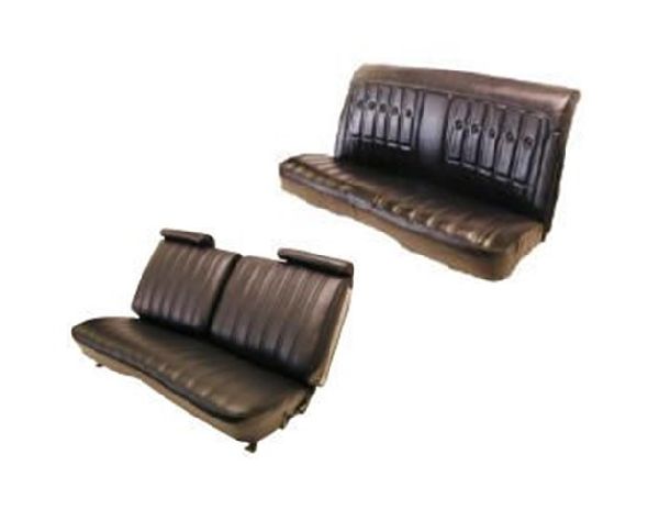 73 77 Chevy Monte Carlo Seat Upholstery Complete Set Front Split Bench Rear 12 Ons Each Row 1973 1974 1975 1976 1977 - 1977 Chevy Monte Carlo Seat Covers