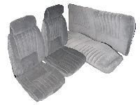1981-1988 Buick Grand National 2 Door; T-Type Front Buckets and Rear Bench Seat Seat Upholstery Complete Set