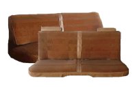 1978-1983 Chevrolet Malibu 4 Door Front Bench Seat; Rear Bench Seat Seat Upholstery Complete Set