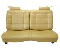 1978, 1979, 1980 Chevrolet El Camino 50/50 Split Back Straight Bench; Horizontal Pleats Seat Upholstery Front Seats