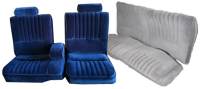 1981-1988 Buick Grand National 2 Door; T-Type 55/45 Split Front Seat and Rear Bench Seat Set Seat Upholstery Complete Set
