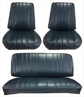 1966 Chevrolet Chevelle Front Buckets, Rear Bench Seat Upholstery Complete Set