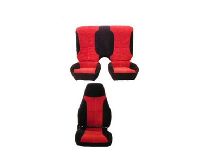 1993, 1994, 1995, 1996 Chevrolet Camaro Front Bucket Seats; Solid Rear Back Rest; Deluxe Model Seat Upholstery Complete Set