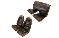 1978, 1979, 1980, 1981 Chevrolet Camaro Front Bucket Seats with Zipper Back and Solid Rear Back Rest Seat Upholstery Complete Set