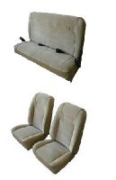 1978, 1979 Ford Bronco (Full Size) Front Low Back Buckets; Rear Bench Seat Upholstery Complete Set