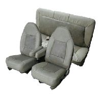 1992-1996 Ford Bronco (Full Size) Front Bucket Seats; Rear Bench Seat Upholstery Complete Set