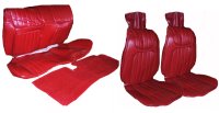 1979-1983 Ford Mustang Front Bucket; Rear Bench; Hatchback; GT Sport Seat Upholstery Complete Set