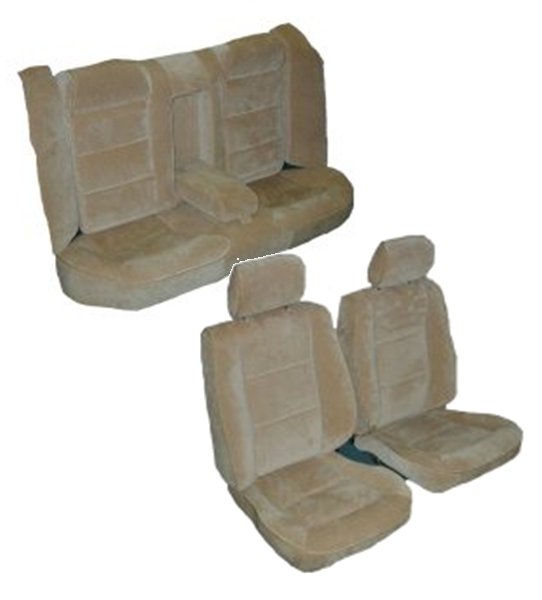 9093 Honda Accord Seat Upholstery Complete Set Sedan With Front Bucket
