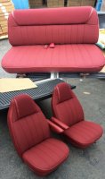 1981-1993 Dodge Ramcharger Front Bucket Seat; Rear Bench; Trim Codes C6 or G5 Seat Upholstery Complete Set