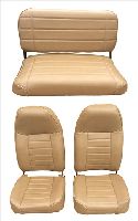1987-1995 Jeep Wrangler 2 Door; Front Bucket; Non-Folding Rear Bench Seat Upholstery Complete Set