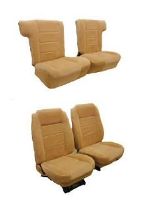 1983-1992 Ford Bronco II (Mid Size) Front Buckets; Rear Split Bench (Non-Eddie Bauer) Seat Upholstery Complete Set