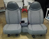 1998-2002 Ford Ranger - Regular Cab Front Buckets; With Cup Holder Seat Upholstery Front Seats