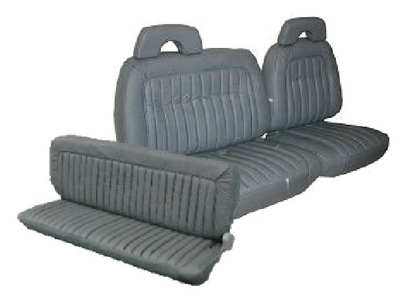 92 95 Chevy Full Size Truck Extended And Double Cab Seat Upholstery Complete Set 60 40 Front Bench Rear Silverado Model 1992 1993 1994 1995 - 60 40 Chevy Truck Seat Covers