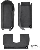 '05-'13 Chevrolet Corvette Coupe Passenger Area Molded Carpet