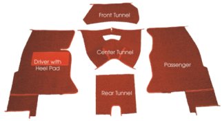 '59-'60 Chevrolet Corvette Complete Kit Cut and Sewn Carpet