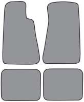 1994, 1995, 1996 Chevrolet Impala Without Snaps Floor Mats, Set of 4 - Front and back