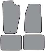1997-2002 Jeep Cherokee  Floor Mats, Set of 4 - Front and back