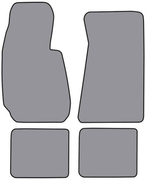 '78-'81 Toyota Celica All Models Floor Mats, Set of 4 - Front and back