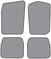 '87-'88 Toyota Camry All models Floor Mats, Set of 4 - Front and back