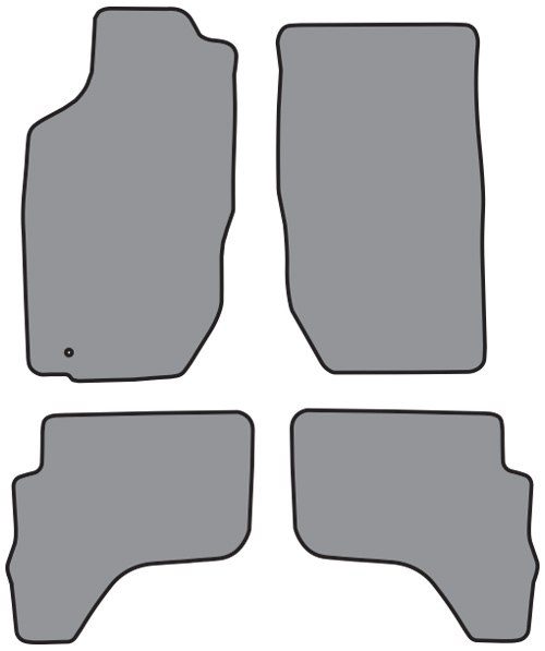 20012004 Toyota Double Cab Floor Mats, Set of 4 2001, 2002