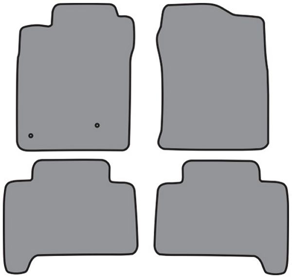 20032008 Toyota 4Runner Floor Mats, Set of 4 2003, 2004, 2005, 2006, 2007, 2008
