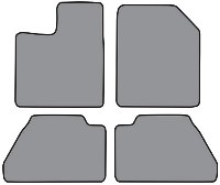 '11-'14 Ford Edge  Floor Mats, Set of 4 - Front and back