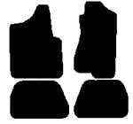 2002-2006 Cadillac Escalade  Floor Mats, Set of 4 - Front and back