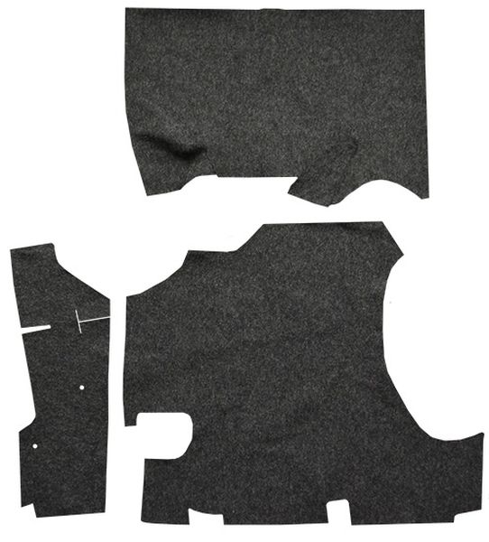 '63-'63 Mercury Meteor S-33, 2 Door Hardtop Custom Fit Trunk Liner