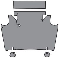 '66-'67 Mercury Comet  Custom Fit Trunk Liner