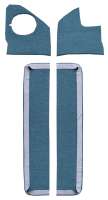 '64 Chevrolet Bel-Air Door and Kick Panel Inserts with Air, 2 Door Door Panel Insert Set