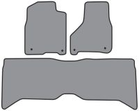 '11-'18 Dodge Full Size Truck, 4 Door Crew Cab 2 Piece Front, 1 Piece Rear Runner Floor Mats
