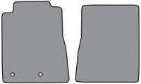 2010-2014 Ford Mustang  Floor Mats, Set of 2 - Front Only