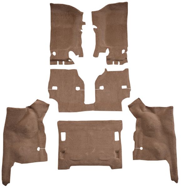 1118 Jeep Wrangler Carpet Complete Kit, JK 2011, 2012, 2013, 2014