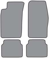 '86-'92 Toyota Supra  Floor Mats, Set of 4 - Front and back