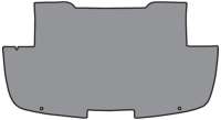 1961, 1962 Chevrolet Corvette  Trunk Carpet
