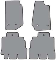 2011, 2012, 2013 Jeep Wrangler Unlimited Floor Mats, Set of 4 - Front and back