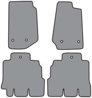 '11-'13 Jeep Wrangler Unlimited Floor Mats, Set of 4 - Front and back