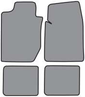 '97-'04 Dodge Dakota - Crew Cab  Floor Mats, Set of 4 - Front and back