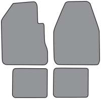 '74-'75 Plymouth Road Runner 4 Speed Floor Mats, Set of 4 - Front and back