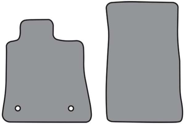 '75-'82 Chevrolet Luv Pickup  Floor Mats, Set of 2 - Front Only