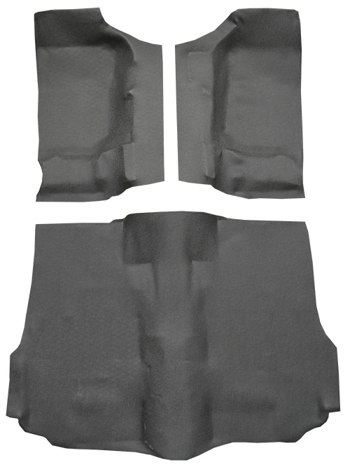 '07-'10 Jeep Wrangler Passenger Area, 4 Door Molded Vinyl Flooring