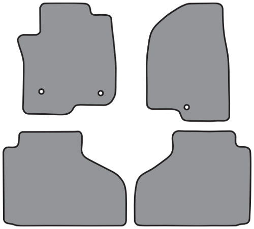 '21-'25 Chevrolet Suburban  Floor Mats, Set of 4 - Front and back