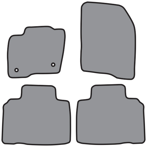 '15-'24 Ford Edge  Floor Mats, Set of 4 - Front and back