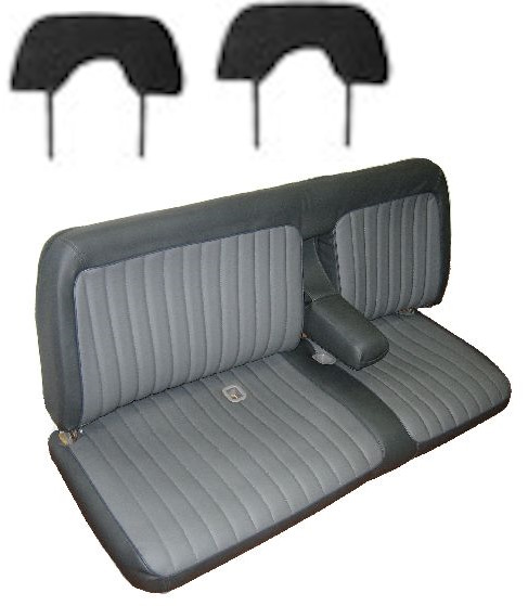 '88-'95 Chevrolet Full Size Truck, Standard Cab Bench Seat , With Head Rest Covers Seat Upholstery Front Seats
